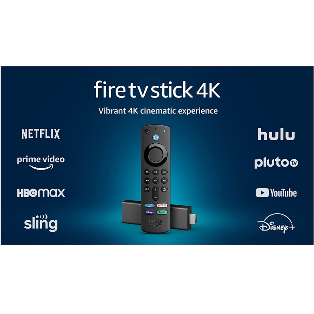 Fire TV Stick 4K Alexa Voice Remote (includes TV controls), Dolby Vision